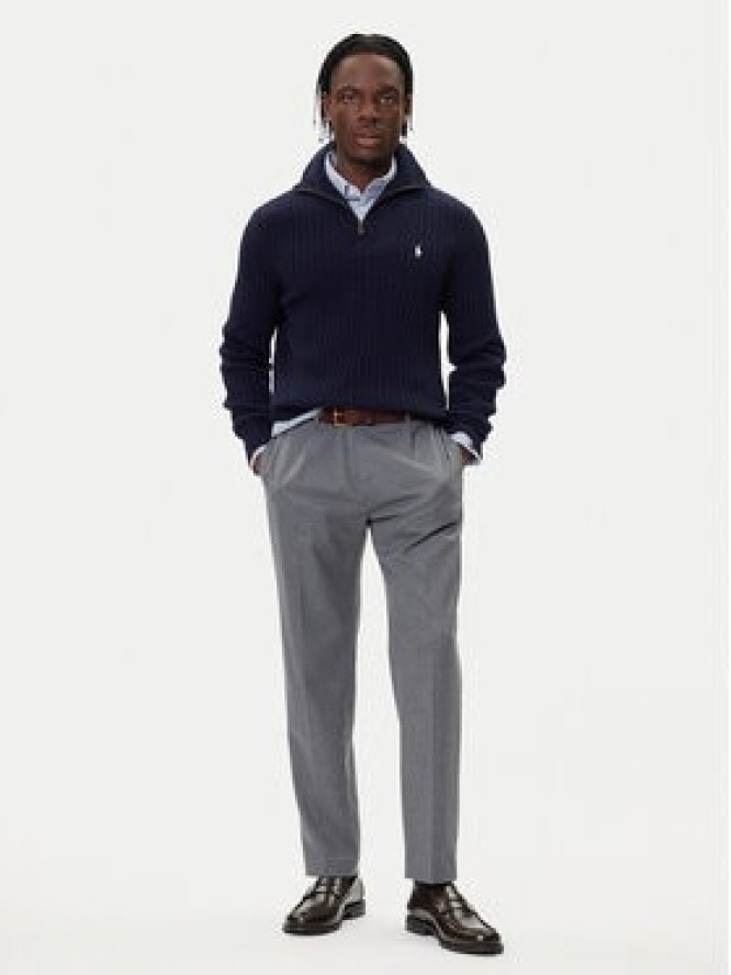 Polo Ralph Lauren Sweter 710974167001 Granatowy Regular Fit