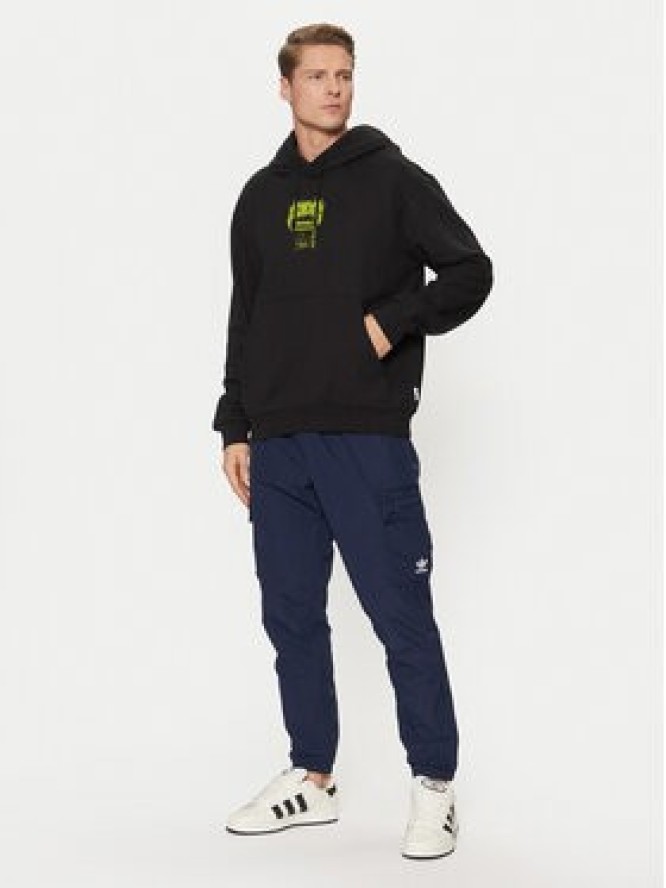 adidas Spodnie dresowe Trefoil Essentials Woven Cargo JD2454 Granatowy Regular Fit