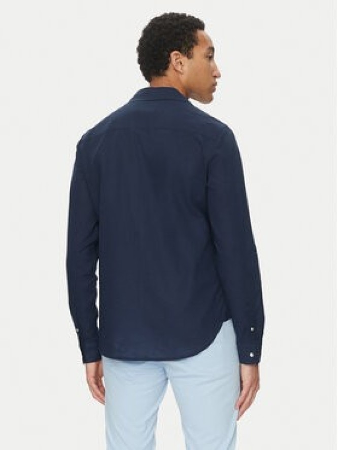 Blend Koszula 20718400 Granatowy Regular Fit