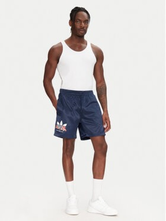 adidas Szorty sportowe Q2 Made By Nelson Sprinter JD0719 Granatowy Regular Fit