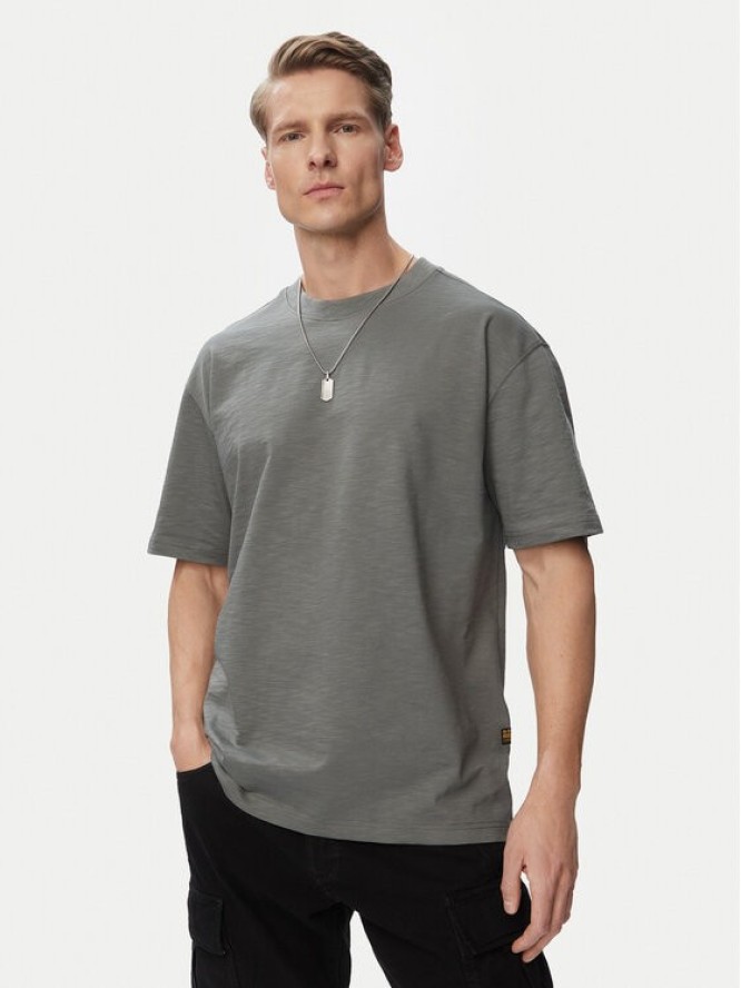 G-Star Raw T-Shirt Slub D28889-E512 Khaki Regular Fit