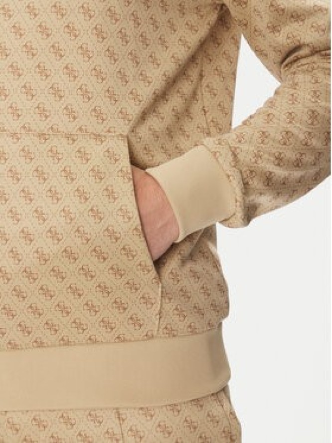 Guess Bluza New Korbin Z4BQ30 FL04Q Beżowy Regular Fit