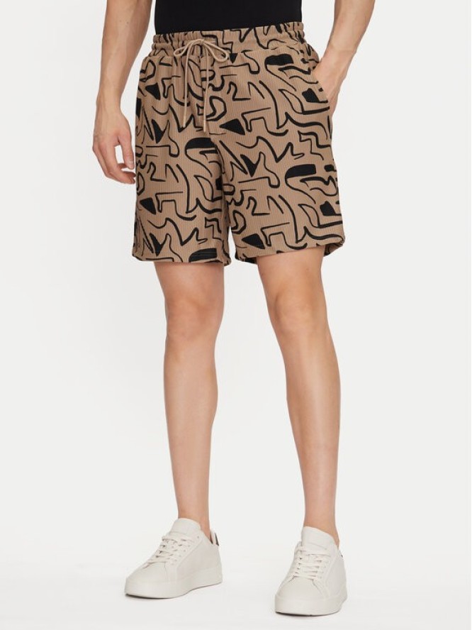 Only & Sons Szorty materiałowe Tel 22033513 Beżowy Regular Fit