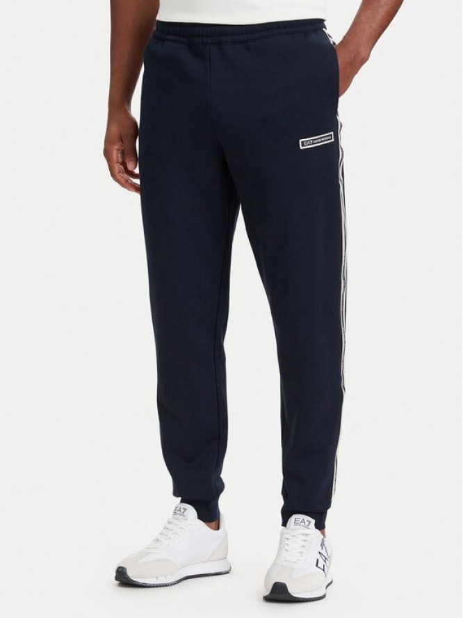 EA7 Emporio Armani Spodnie dresowe 7M002198 AF10377 UB102 Granatowy Slim Fit