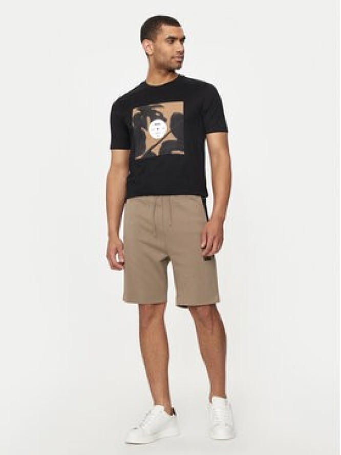 Boss T-Shirt Tiburt 388 50512132 Czarny Regular Fit