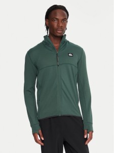 Quiksilver Bluza techniczna Steep Point EQYPF03078 Zielony Slim Fit