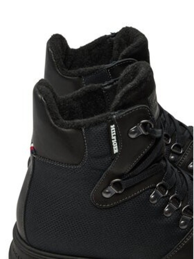 Tommy Hilfiger Trzewiki Hilfiger Warm Cordura Mix Boot FM0FM05180 Czarny