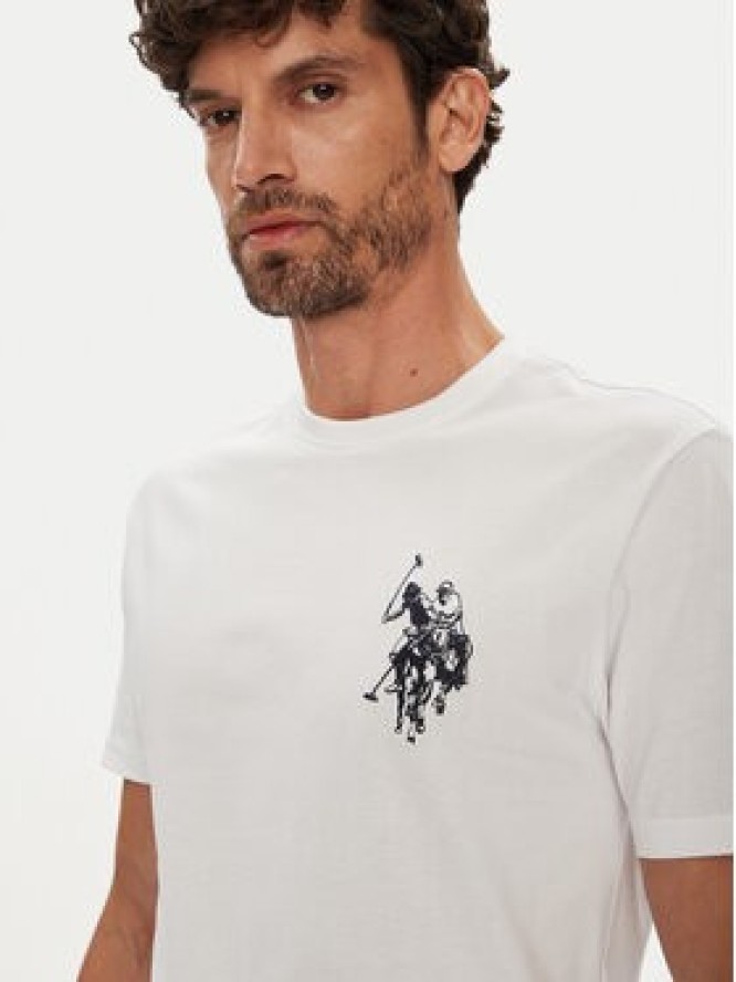 U.S. Polo Assn. T-Shirt MUP4367 Biały Regular Fit