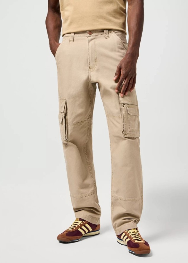 WRANGLER MĘSKIE SPODNIE BOJÓWKI WRANGLER CJ REL CARGO PANT KELP 112362823
