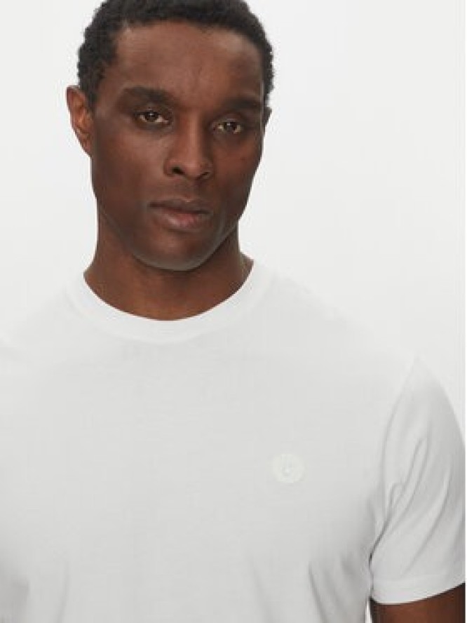 Save The Duck T-Shirt DT1194M BESY20 Biały Regular Fit