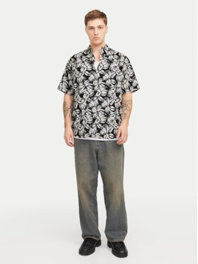 Jack & Jones Koszula Joshua 12271089 Czarny Wide Fit
