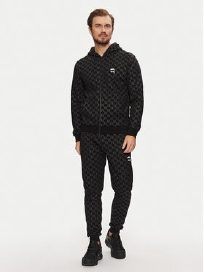 KARL LAGERFELD Bluza 705095 551951 Czarny Regular Fit