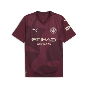 Męska trzecia koszulka Manchester City 24/25 PUMA Dark Jasper Red