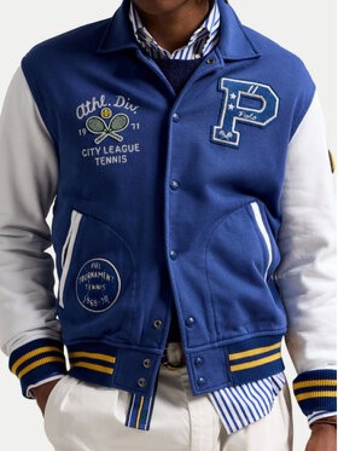 Polo Ralph Lauren Kurtka bomber 710964979001 Niebieski Regular Fit