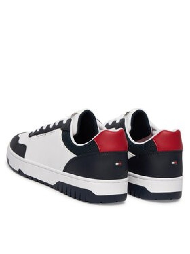 Tommy Hilfiger Sneakersy Basket Core Lite Lth Block FM0FM05713 Biały