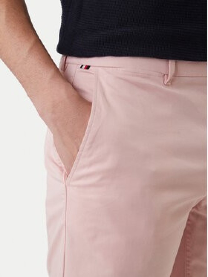 Tommy Hilfiger Szorty materiałowe Denton 9.5 MW0MW42351 Różowy Slim Fit
