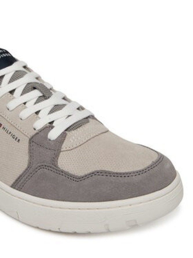 Tommy Hilfiger Sneakersy Basket Core Lite Suede FM0FM05519 Beżowy