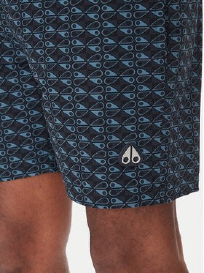 Moose Knuckles Szorty kąpielowe Hide And Swim M15MR756H Granatowy Regular Fit