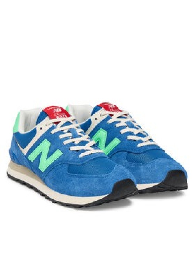 New Balance Sneakersy U574BSC M Niebieski