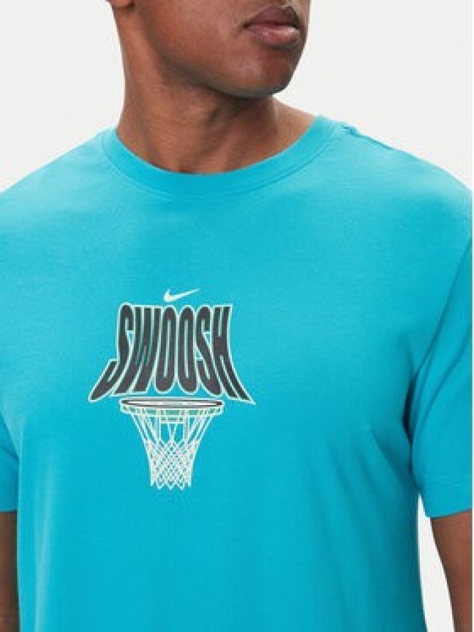 Nike T-Shirt HJ3466 345 Turkusowy Regular Fit