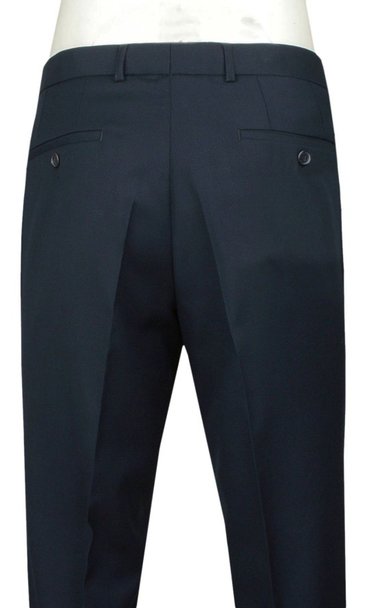 Męski, Taliowany Garnitur (Wesele, Studniówka) - Casino - Ciemny Granat