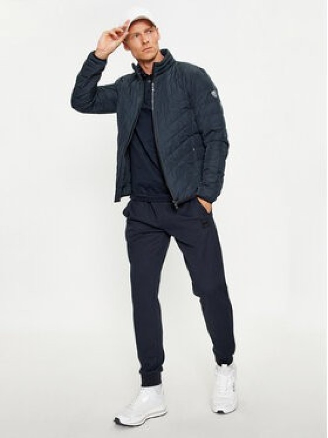 EA7 Emporio Armani Kurtka puchowa 8NPB13 PNE1Z 1578 Granatowy Regular Fit