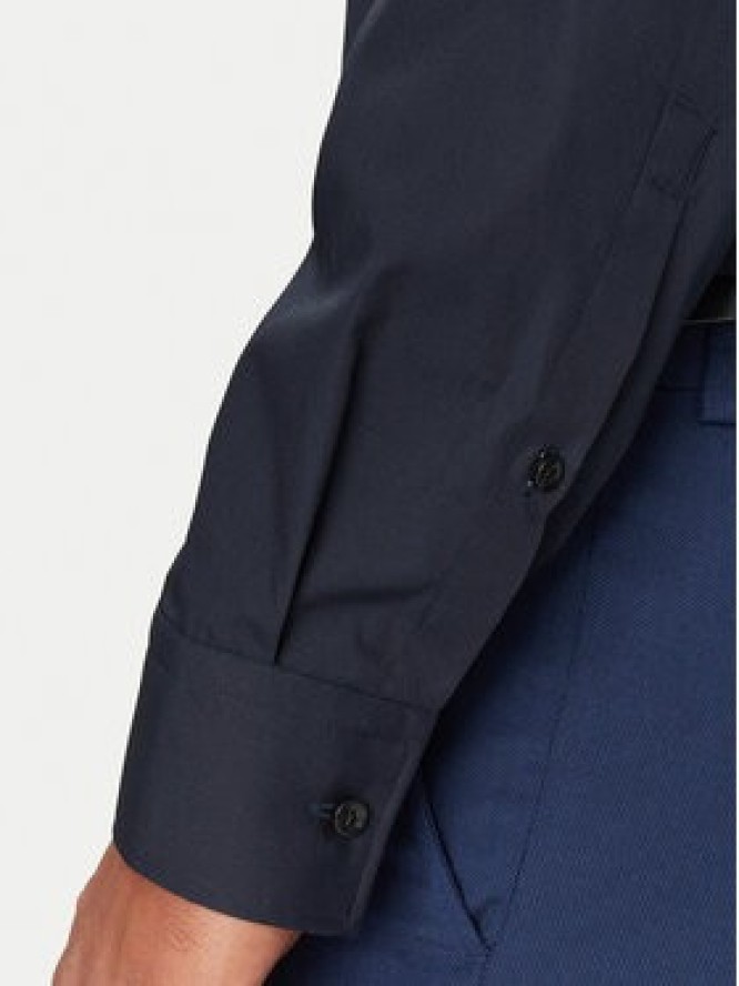 HUGO Koszula Koey 50539808 Granatowy Slim Fit
