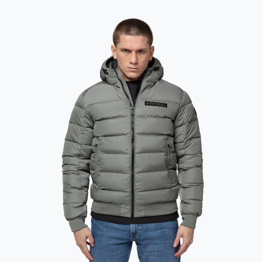 Kurtka zimowa męska Pitbull Dillon Quilted Hooded