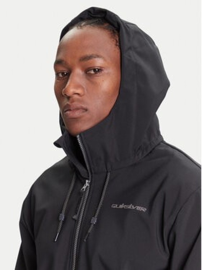 Quiksilver Kurtka przejściowa Live For The Dream EQYJK04185 Czarny Regular Fit