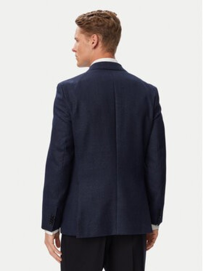 BOSS Marynarka H-Hutson-2PP-263 50567488 Granatowy Slim Fit