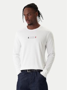 Tommy Hilfiger Longsleeve Brand Love MW0MW41454 Biały Regular Fit