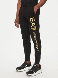 EA7 Emporio Armani Spodnie dresowe 7M000571 AF13512 MC004 Czarny Regular Fit