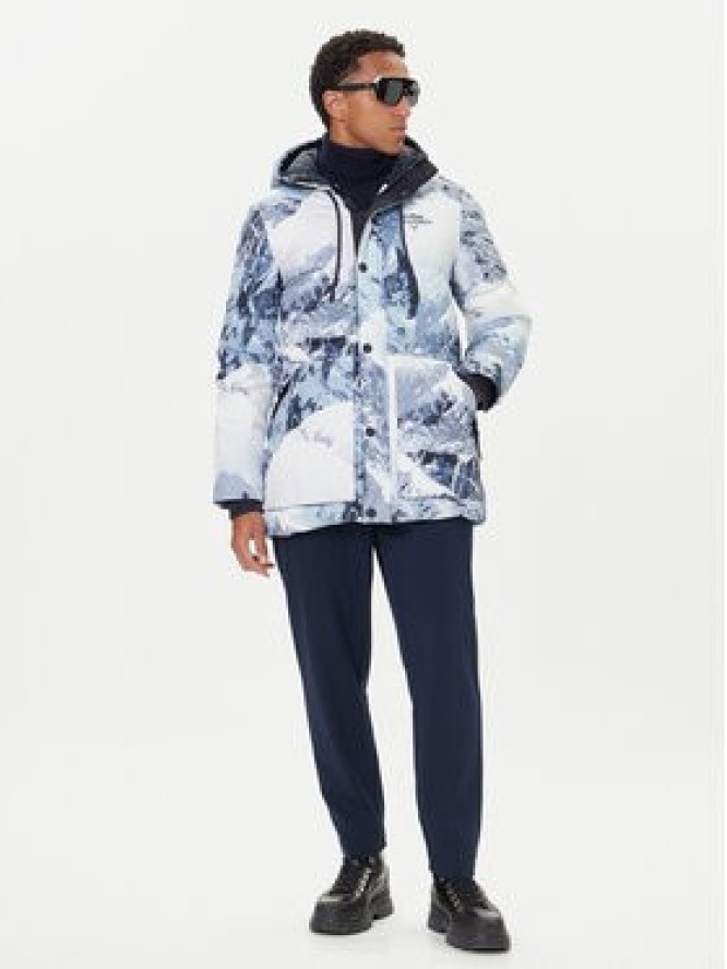 Guess Kurtka puchowa M5BL0O W3282 Niebieski Regular Fit