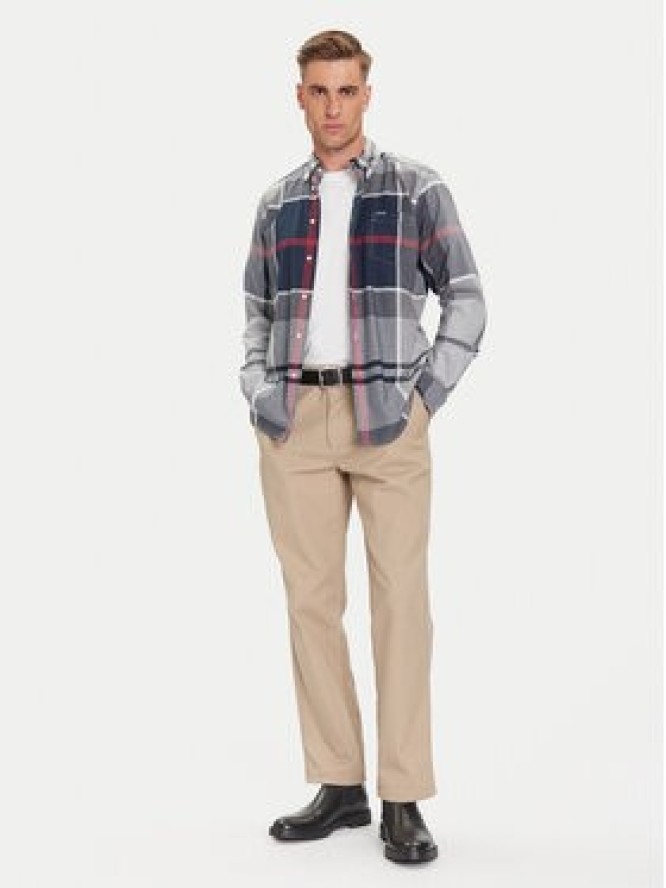 Barbour Koszula Dunoon MSH4980TN21 Szary Regular Fit