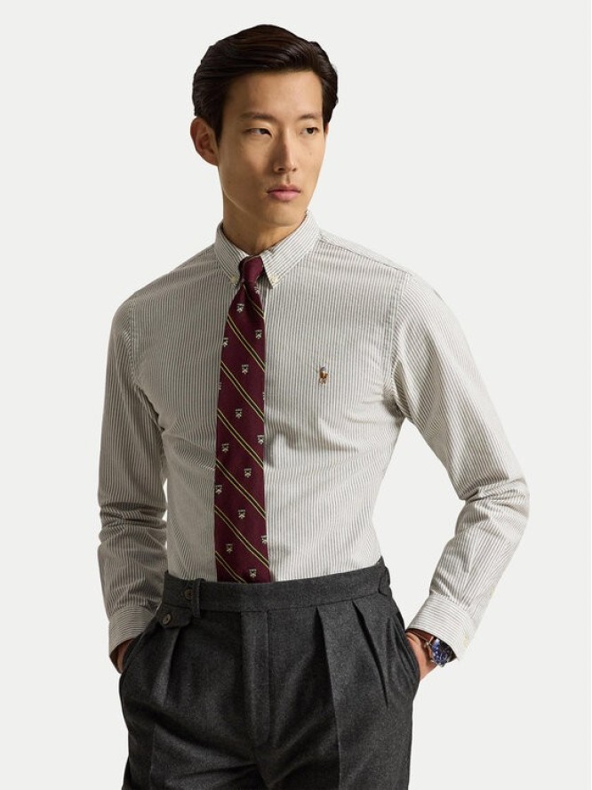 Polo Ralph Lauren Koszula 710953704503 Beżowy jasny Custom Fit