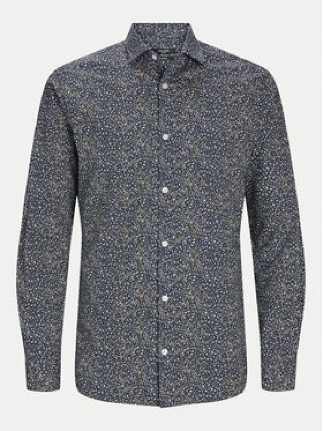 Jack & Jones Koszula Blackpool 12260625 Granatowy Slim Fit
