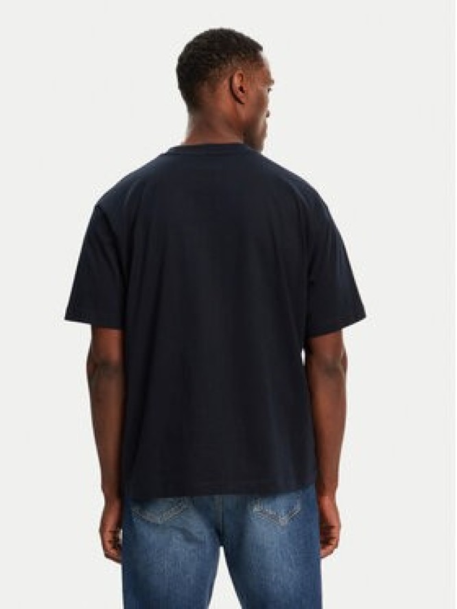 Guess Jeans T-Shirt M4YI46 K8FQ4 Granatowy Regular Fit