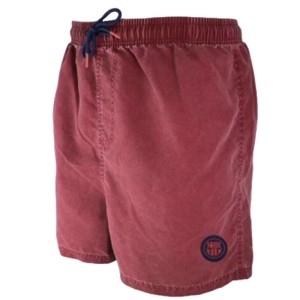 Postrzępione granatowo-czerwone spodenki kąpielowe Barcelona - M