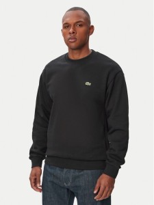 Lacoste Bluza SH8868 Czarny Regular Fit