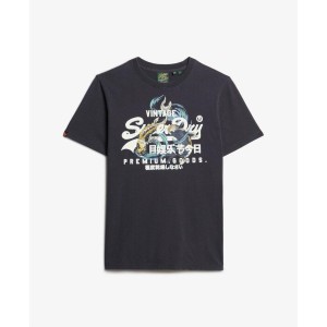 Casual T-shirt Superdry Vintage Logo Tokyo