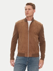Milestone Kurtka bomber MSTristan 511620 21220 Brązowy Regular Fit