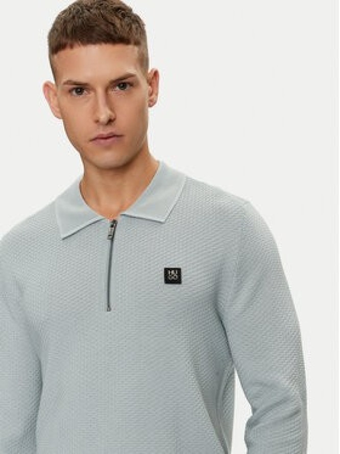 HUGO Sweter Sastoon 50516640 Szary Slim Fit