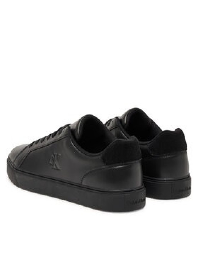 Calvin Klein Sneakersy Classic Cupsole Laceup Lth YM0YM01435 Czarny
