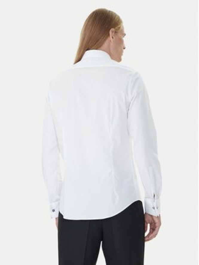 Calvin Klein Koszula LV019EU063 Biały Slim Fit