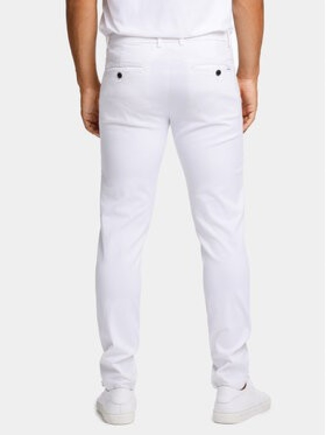 Lindbergh Chinosy 30-005044 Biały Slim Fit