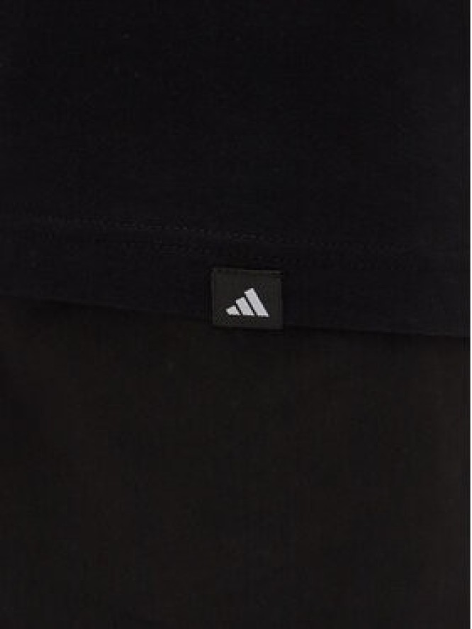 adidas T-Shirt Lounge Slides Graphic Pocket JC5283 Czarny Regular Fit