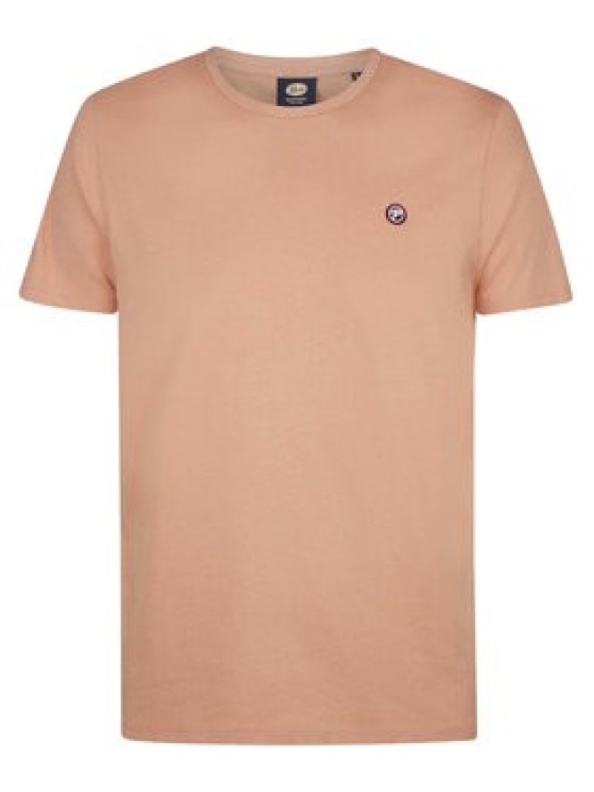 Petrol Industries T-Shirt M-ROS-TSR002 Beżowy Regular Fit