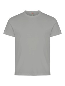 clique Basic-T T-shirt męski w dopasowanym kroju – silver