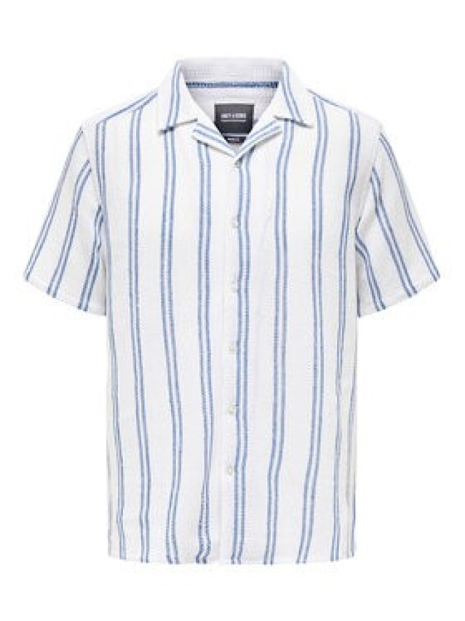 Only & Sons Koszula 22025659 Biały Regular Fit