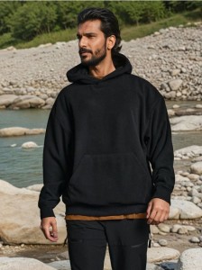 Bluza hoodie - czarny
